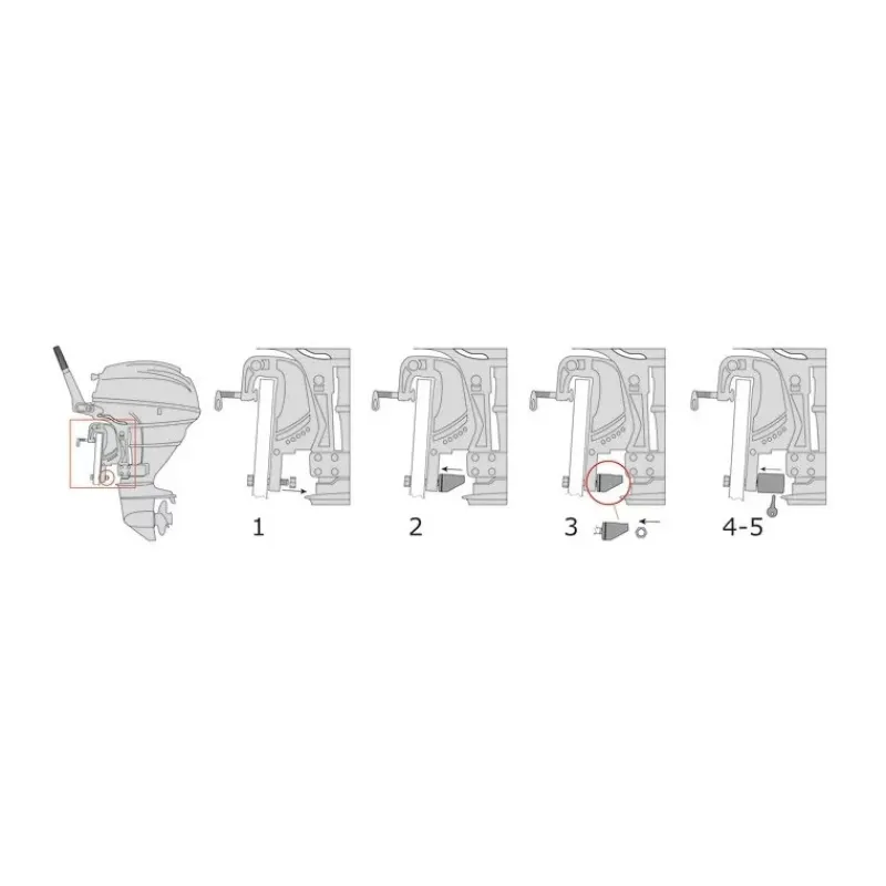 Antivol moteur hors-bord Moteur Hors-Bord Thermique & Équipements·Accessoire Moteur Hors-Bord