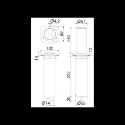 New Aurora Lampe led escamotable Eclairage & Lampe·Eclairage Extérieur