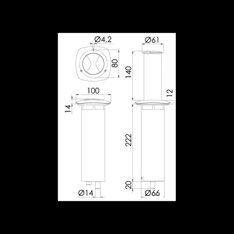 New Aurora Lampe led escamotable Eclairage & Lampe·Eclairage Extérieur
