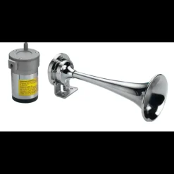 Online Avertisseur chromé 1 corne 12/24 V Poste De Pilotage·Avertisseur