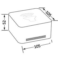 Avertisseur Q-Box blanc*Osculati Online