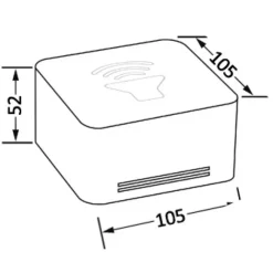 Avertisseur Q-Box chromé Poste De Pilotage·Avertisseur