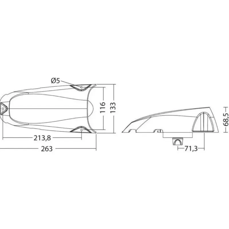 Boite dorade profilée Wind Shell*Osculati