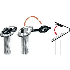 Hot Bouchon de porte-canne à encastrer Accastillage De Pont·Porte-Canne À Pêche