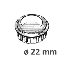 Hot Bouchon tube 22 mm Accastillage De Pont·Chandelier, Balcon, Accessoire Et Pied De Chandelier