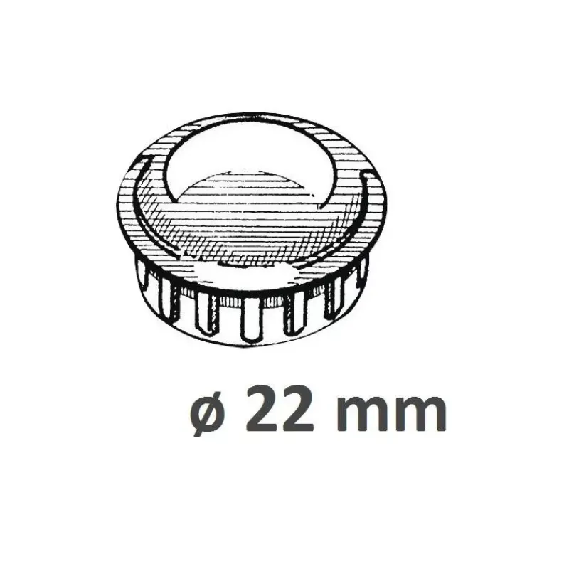 Hot Bouchon tube 22 mm Accastillage De Pont·Chandelier, Balcon, Accessoire Et Pied De Chandelier