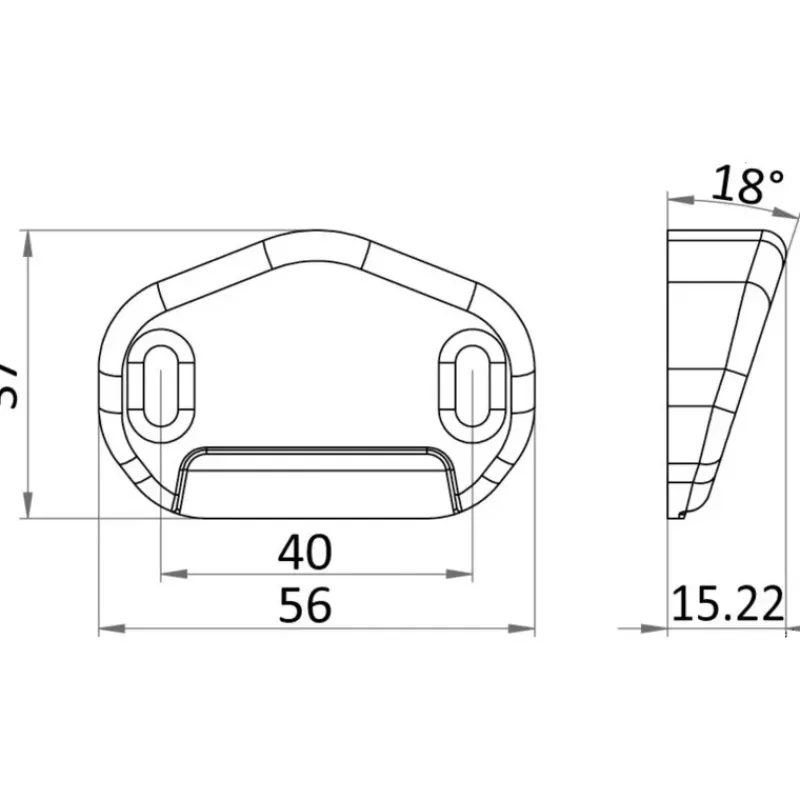 Butée de porte magnétique*Osculati Clearance