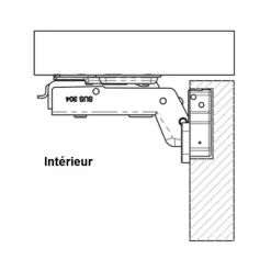 Charnière amovible inox 110 x 64 mm*Osculati Best