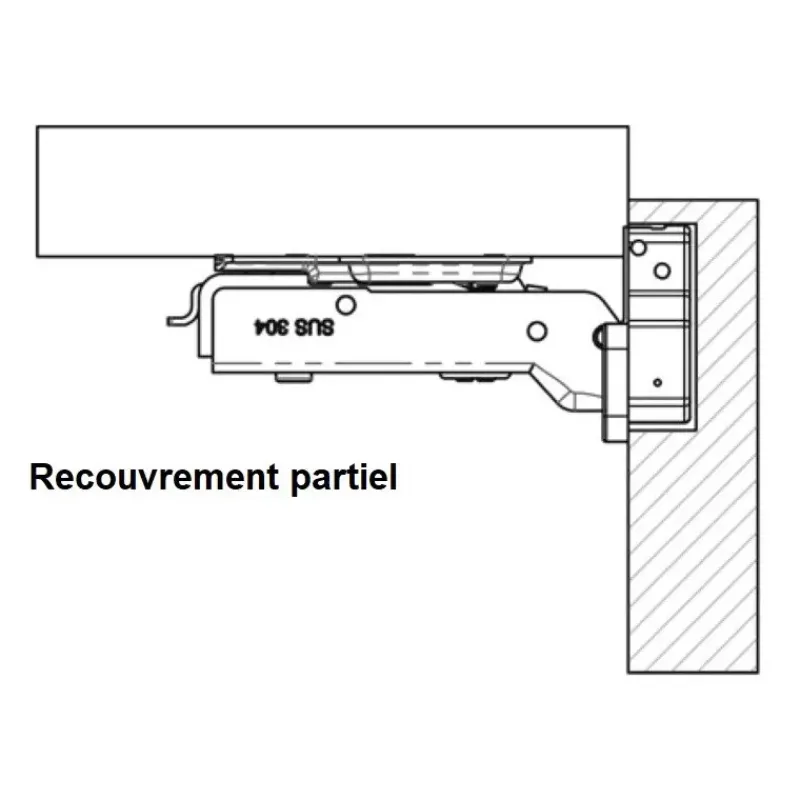 Charnière amovible inox 110 x 64 mm*Osculati Best