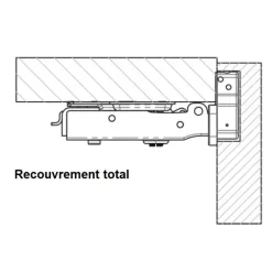 Charnière amovible inox 110 x 64 mm*Osculati Best