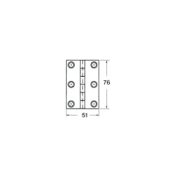 Outlet Charnière inox à tiges filetées 1,7 mm Ameublement & Quincaillerie Intérieure·Charnière De Porte & Meuble|Quincaillerie Marine·Charnière De Coffre, Porte & Meuble