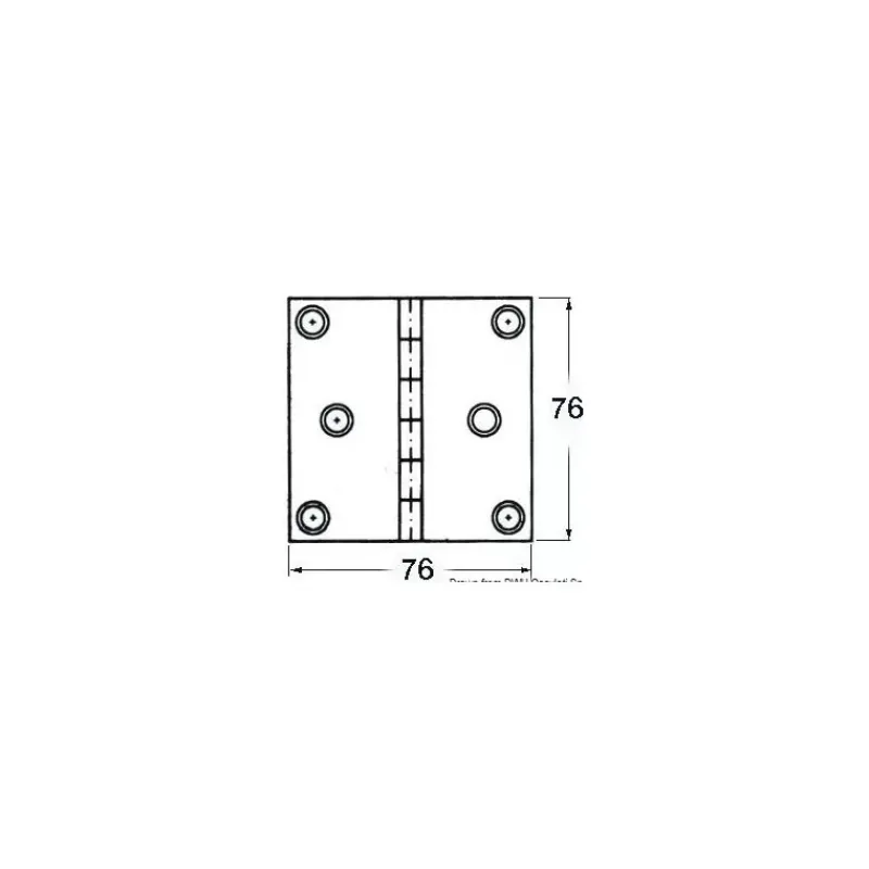 Outlet Charnière inox à tiges filetées 1,7 mm Ameublement & Quincaillerie Intérieure·Charnière De Porte & Meuble|Quincaillerie Marine·Charnière De Coffre, Porte & Meuble