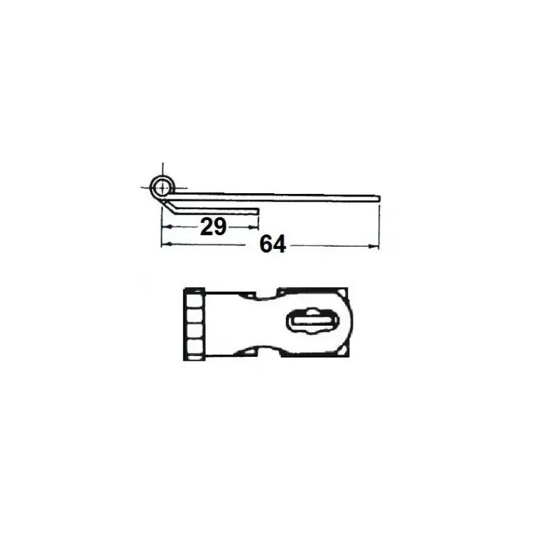 Outlet Charnière pour cadenas Poignée, Verrou & Fermeture Extérieures·Verrou Sauterelle Et À Levier|Poignée, Verrou & Fermeture Extérieures·Verrou Sauterelle Et À Levier