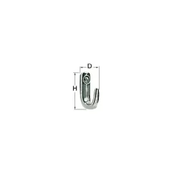 Clearance Crochet Inox 22 x 30 mm Ameublement & Quincaillerie Intérieure·Patère & Crochet|Quincaillerie Marine·Crochet & Patère