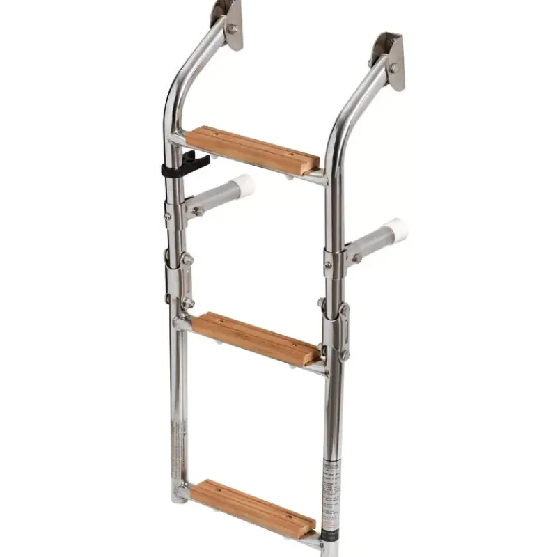 Hot Echelle de bain Iroko Échelle, Plateforme & Delphinière·Echelle De Bain Fixe