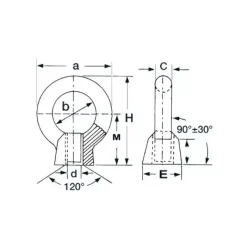 Ecrou à oeil femelle*Osculati Hot