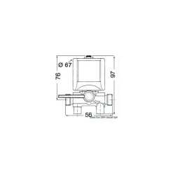 Electrovanne carburant 12/24V - 800 L/h*Osculati Clearance