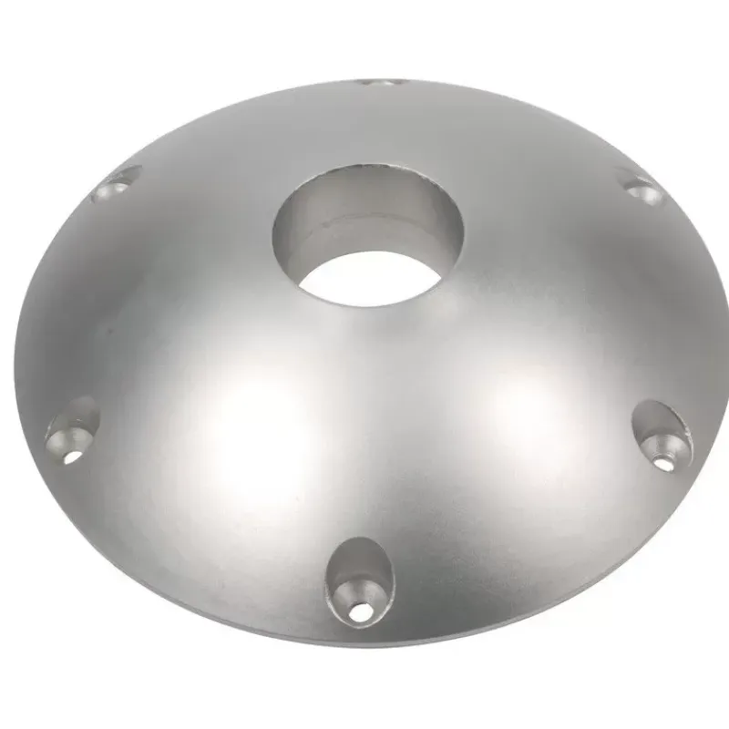 New Embase anodisé robuste pour pied 60 mm Table & Pied·Pied De Table|Equipement Intérieur·Système Pour Table Amovible