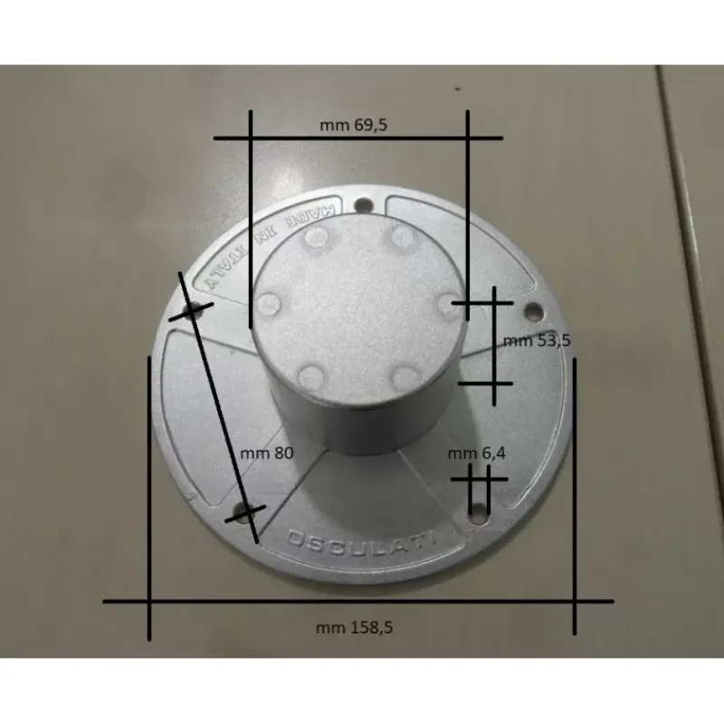 New Embase anodisé robuste pour pied 60 mm Table & Pied·Pied De Table|Equipement Intérieur·Système Pour Table Amovible