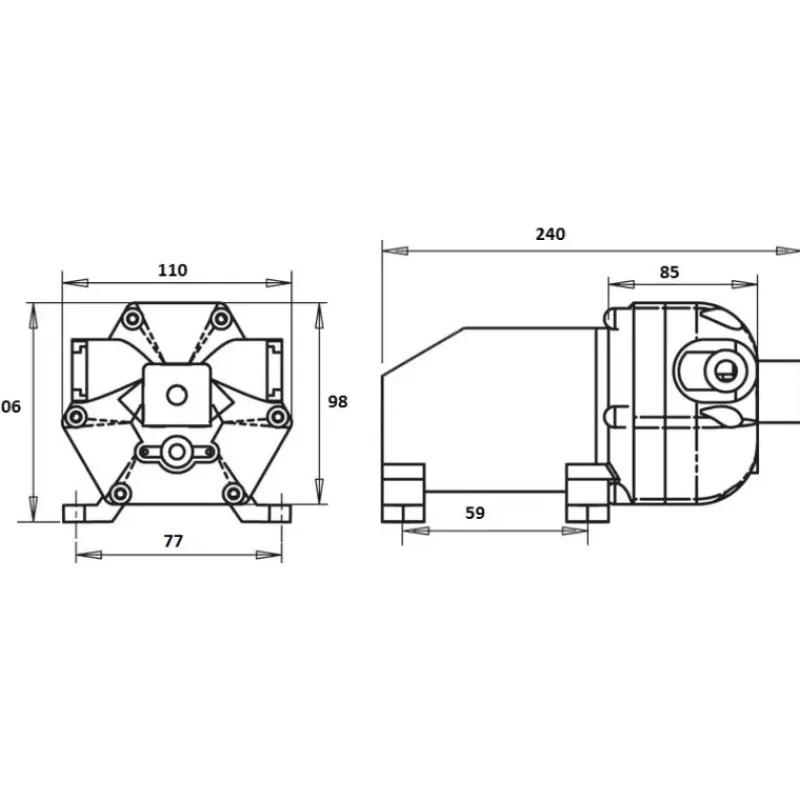 New Europump 11 L/min | 3 soupapes Groupes D'Eau & Pompe·Pompe Automatique|Groupe D'Eau & Pompe·Pompe Automatique
