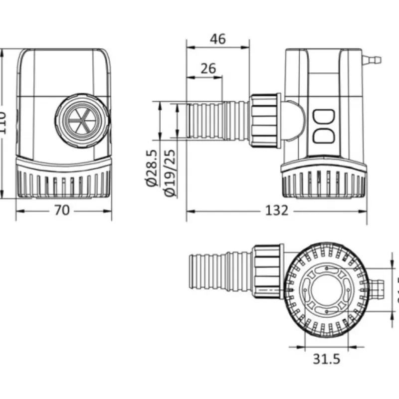 Online Europump G1500 | 96 L/min Pompe De Cale Et Moyen D'Asséchement·Pompe De Cale Électrique