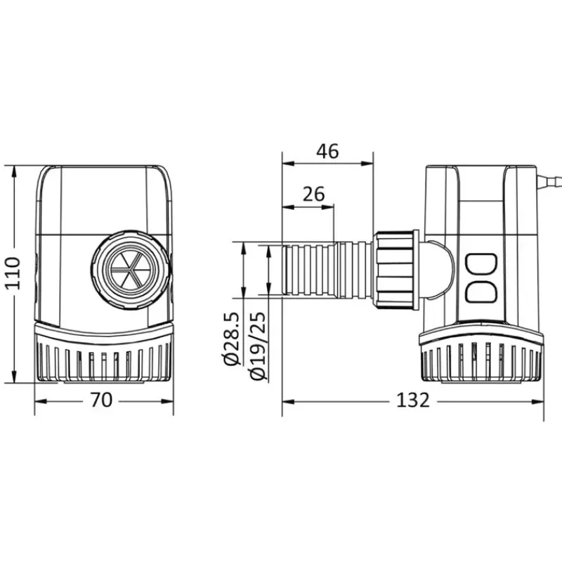 Europump G600 auto | 38 L/min*Osculati Discount