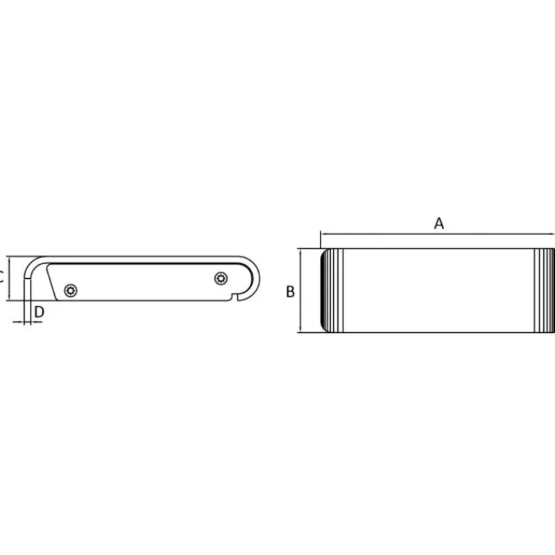 Hot Fermeture à levier en acier inox Perla Ameublement & Quincaillerie Intérieure·Charnière De Porte & Meuble|Quincaillerie Marine·Charnière De Coffre, Porte & Meuble
