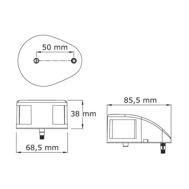 Feu de navigation Mouse Deck*Osculati Outlet