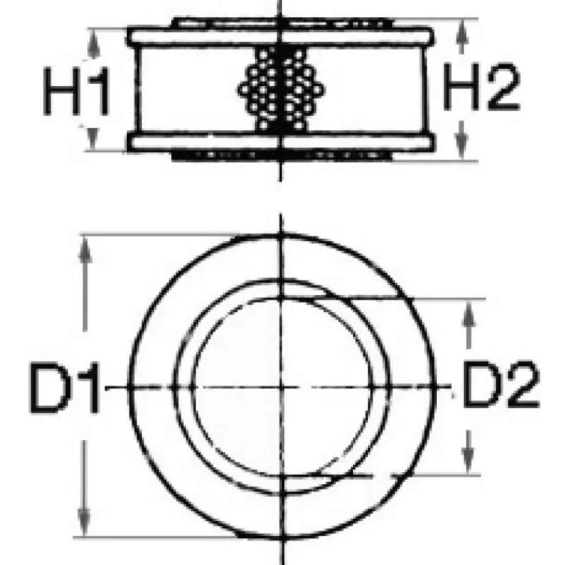 Filtre à air 858488-0 | VOLVO-PENTA*Osculati Best