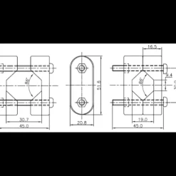 Online Fixation sur tube ø 20 à 25 mm Confort Extérieur - Cockpit·Accessoires Bimini & Taud De Soleil|Accastillage De Pont·Chandelier, Balcon, Accessoire Et Pied De Chandelier