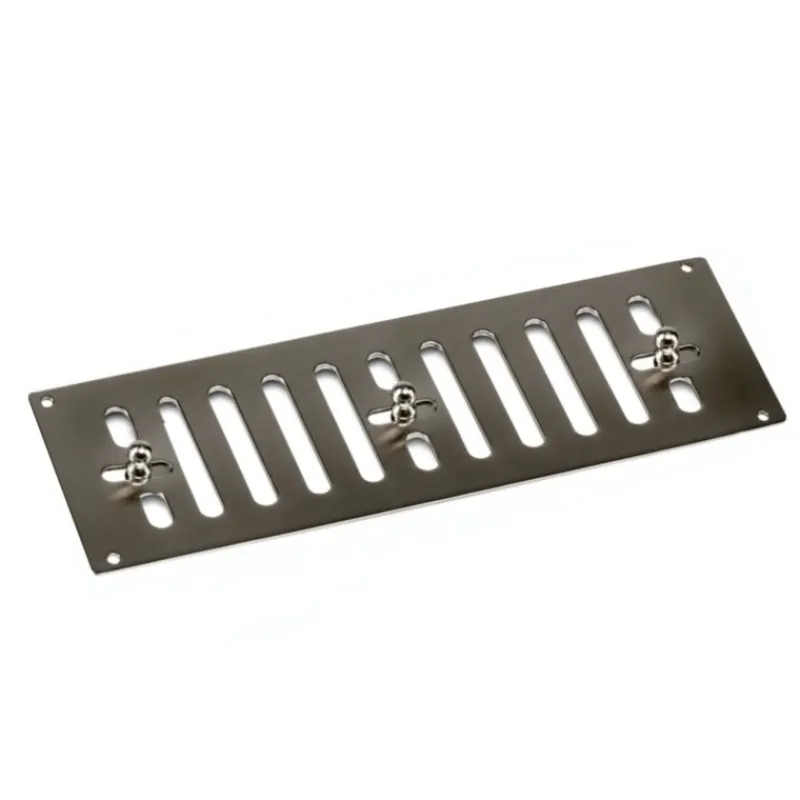 Grille à fermeture inox avec ou sans moustiquaire | 229 x 76 mm*Osculati Best