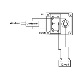 Clearance Interrupteur Montée Descente guindeau Guindeau·Commande & Relais