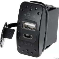 Interrupteur USB-2,4 & USB-C*Osculati Best