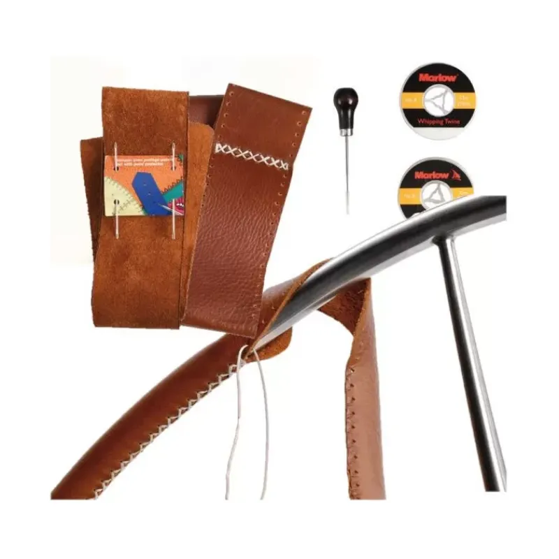 Kit cuir pour barre à roue | marron*Osculati Outlet