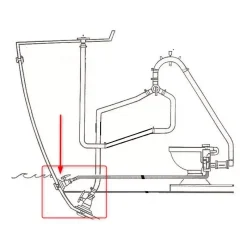 Kit mise en eau WC marins | ø tuyaux 19 et 38 mm*Osculati Clearance