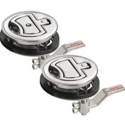 New Lève-plancher inox Cam Latch ø 90 mm Quincaillerie Marine·Lève Plancher Et Anneau Cuvette