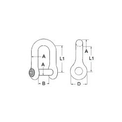 New Manille 6 pans creux droite Manille & Petit Accastillage·Manille