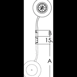 Paire de roue jumelée relevables*Osculati Sale