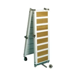 Outlet Passerelle pliante Aluminium vernis blanc et Iroko Equipement De Pont·Passerelle & Rampe