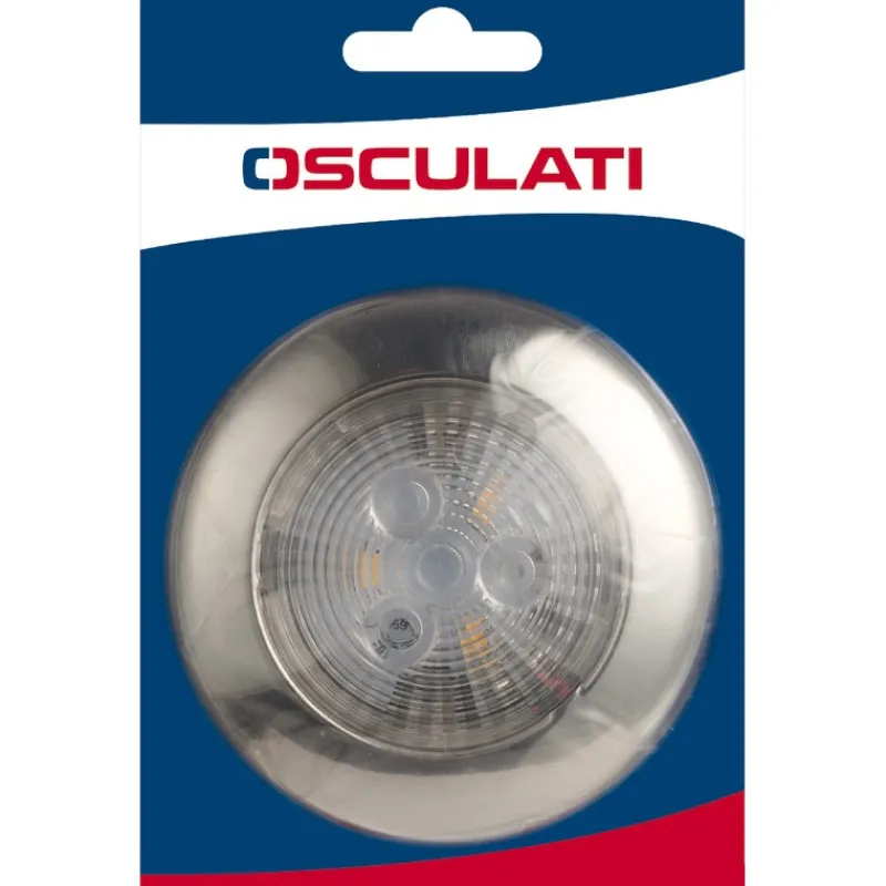 Plafonnier LED en inox sans encastrement*Osculati Hot