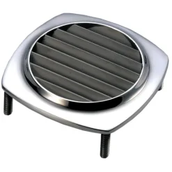 Outlet Prise d'air inox moulé 46 cm² | ø 100 mm Grille & Aération·Grille D'Aération|Equipement Moteur In-Bord·Ventilation
