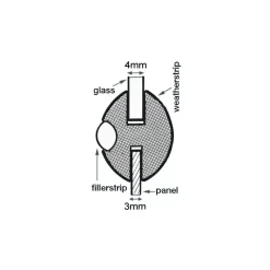 Outlet Profilé de hublot à jonc Hublot & Aération·Hublot & Panneau De Pont