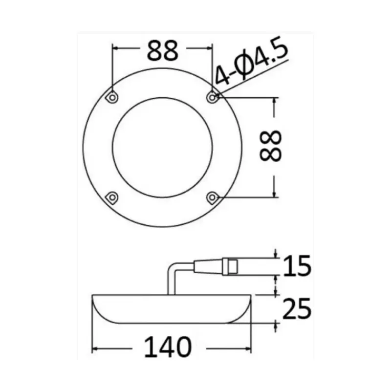 Projecteur sous-marin 12 x 3 W*Osculati Online