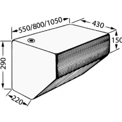 Outlet Reservoir rigide latéral Réservoir D'Eau·Réservoir Eaux Usées|Réservoir D'Eau·Réservoir Eaux Propres