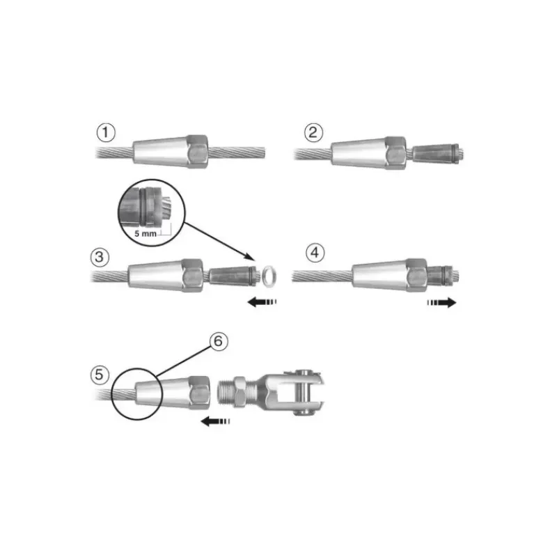 Clearance Ridoir montage rapide Accastillage De Pont·Filière Et Accessoire Filière