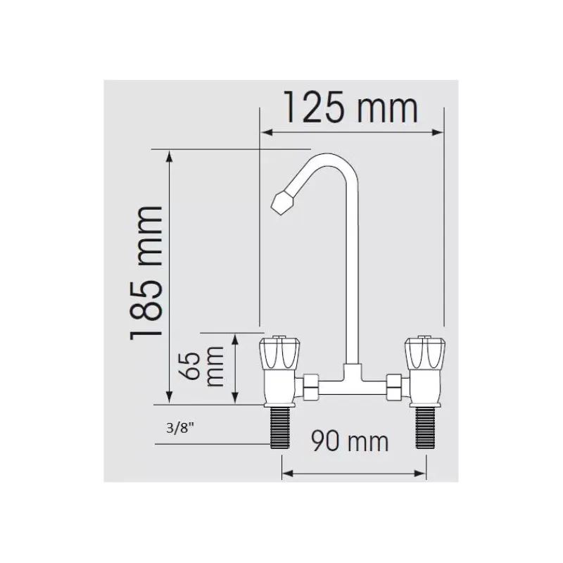 Robinet eau chaude / eau froide*Osculati New