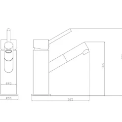 Robinet mitigeur jet orientable*Osculati Outlet
