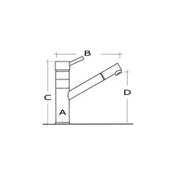 Robinet mitigeur jet orientable*Osculati Outlet