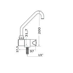 Outlet Robinet rabattable Italia Robinetterie·Robinet & Bec