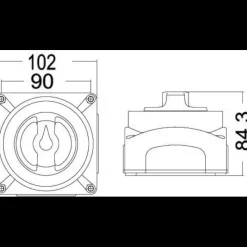 Hot Selecta MKll commutateur batterie Distribution & Protection·Coupe-Batterie & Commutateur